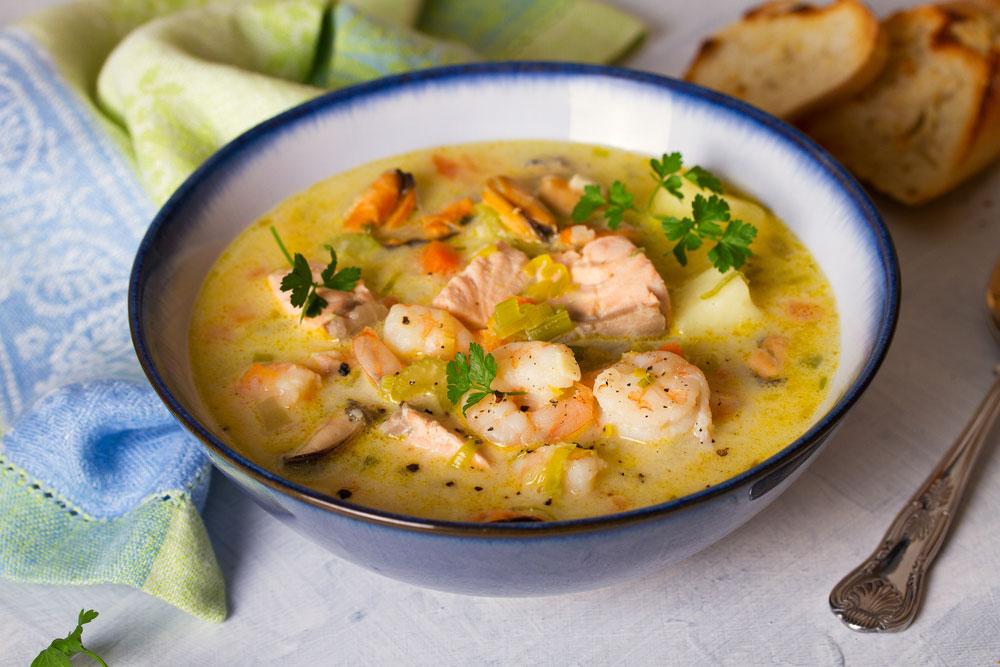 Read more about the article IRISH SEAFOOD CHOWDER