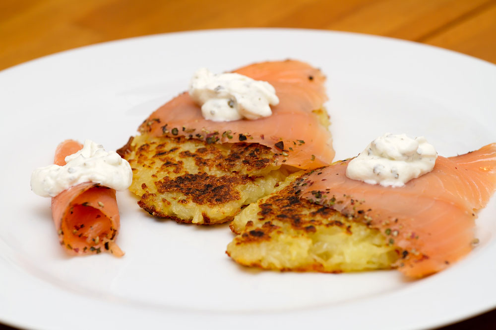 You are currently viewing IRISH POTATO CAKES WITH SMOKED SALMON