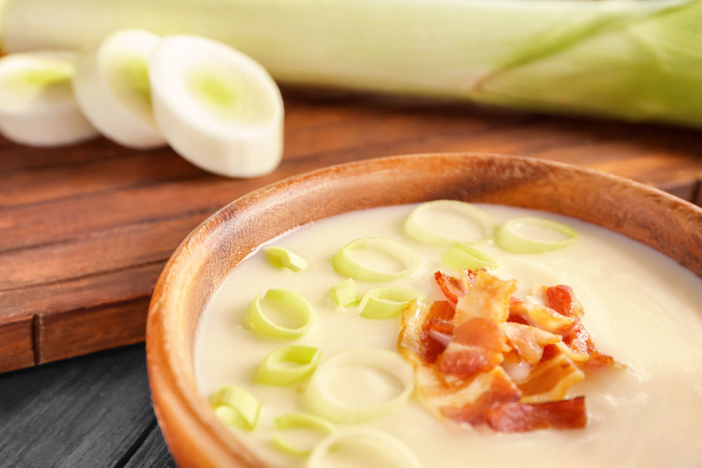 You are currently viewing IRISH BACON AND LEEK SOUP