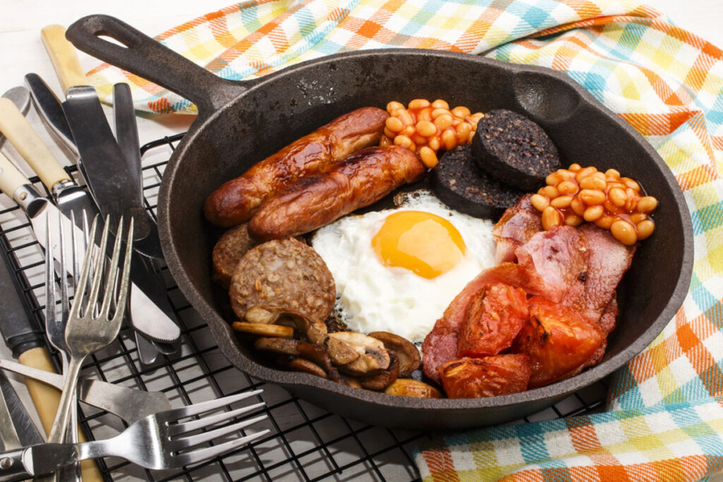 a delicious hearty full irish breakfast