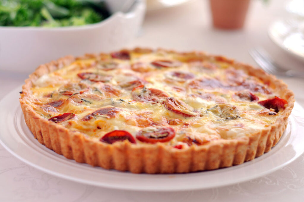 Dubliner Cheese and Tomato Tart