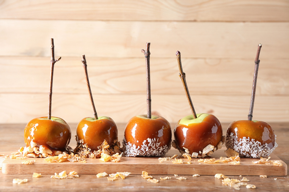 Irish Whiskey Toffee Apples