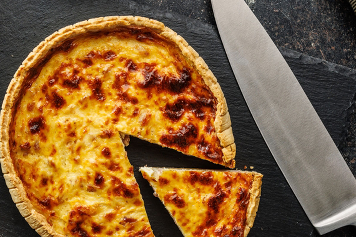 Read more about the article IRISH BUTTER AND BLACK PUDDING TART