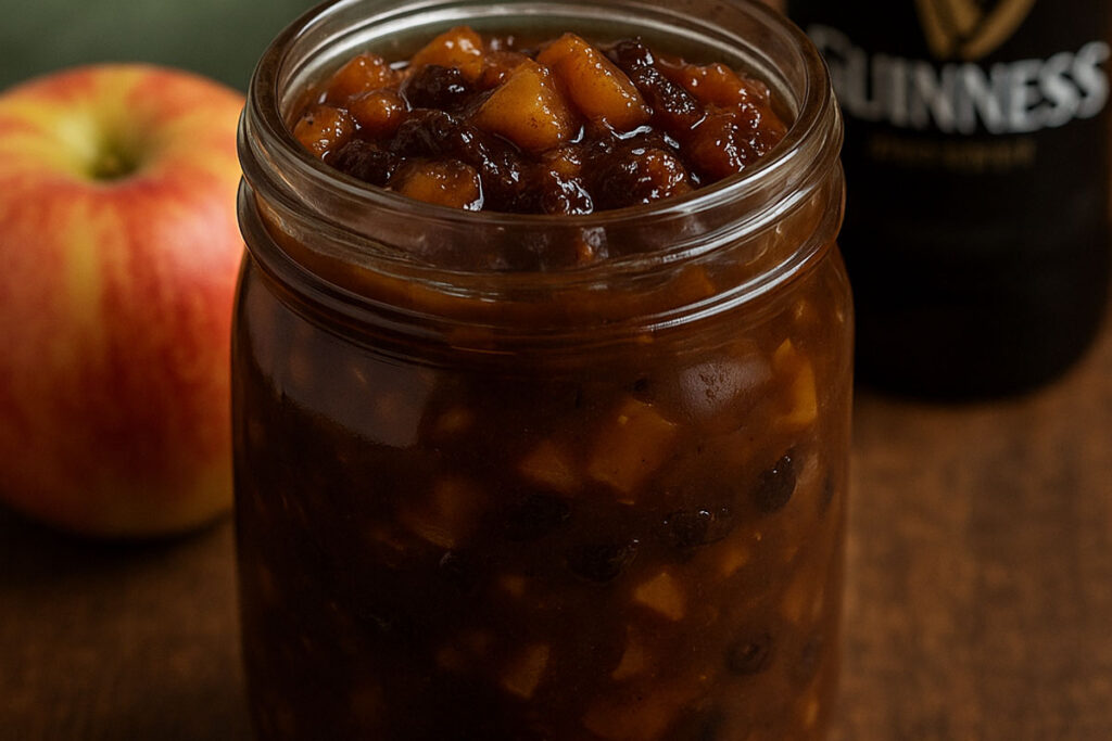 Apple and Guinness Chutney