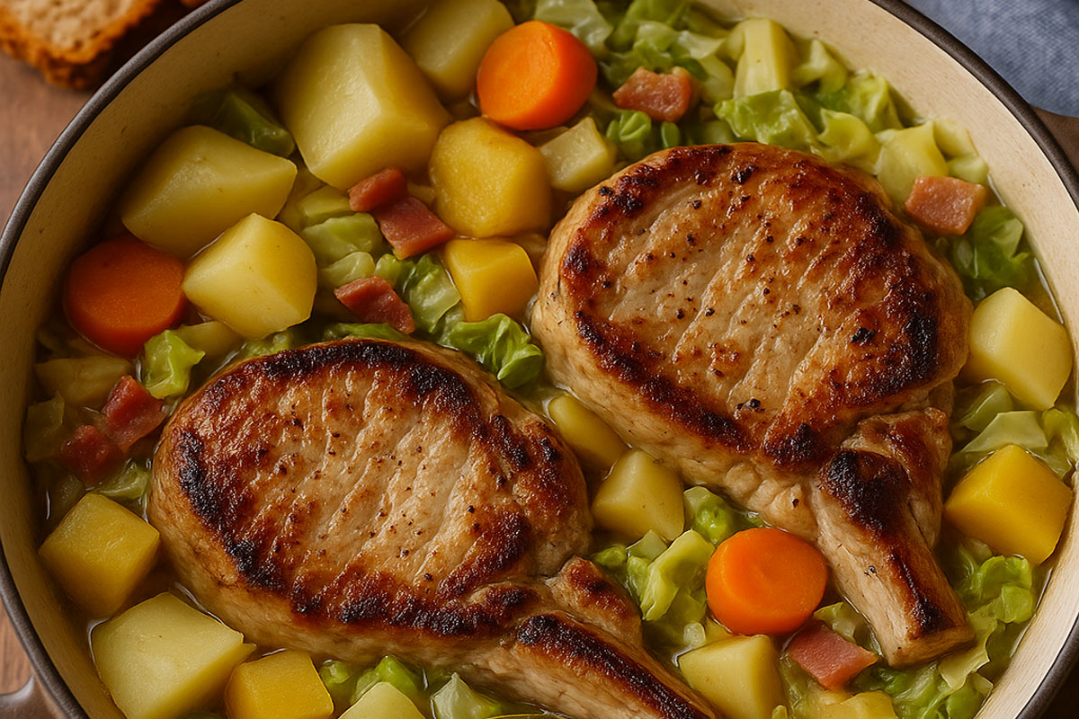You are currently viewing CODDLED PORK WITH CIDER