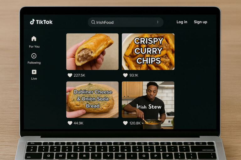 Read more about the article TIKTOK AND SOCIAL MEDIA’S INFLUENCE ON IRISH FOOD TRENDS – THE RISE OF VIRAL FOOD CRAZES IN IRELAND