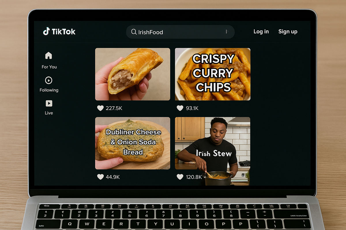 You are currently viewing TIKTOK AND SOCIAL MEDIA’S INFLUENCE ON IRISH FOOD TRENDS – THE RISE OF VIRAL FOOD CRAZES IN IRELAND