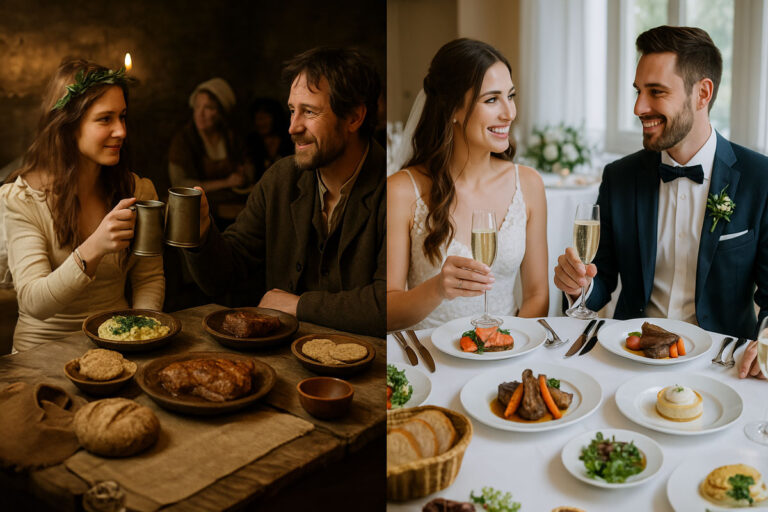 Read more about the article TRADITIONAL IRISH WEDDING FEASTS: THEN AND NOW – WHAT USED TO BE SERVED AT WEDDINGS VERSUS TODAY