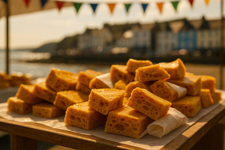Read more about the article YELLOWMAN: NORTHERN IRELAND’S UNIQUE HONEYCOMB TREAT – THE STORY OF THIS FAIRGROUND FAVORITE