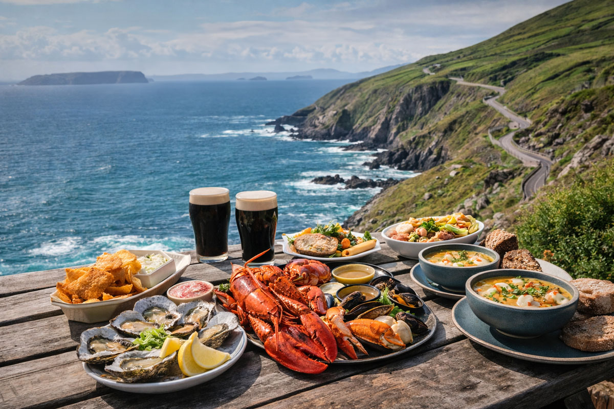 Read more about the article TASTES OF THE WILD ATLANTIC WAY: A CULINARY ROAD TRIP