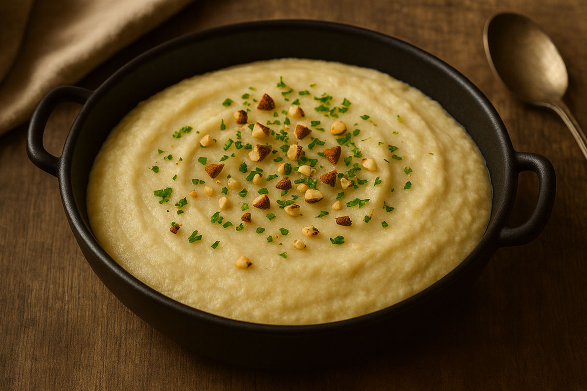 You are currently viewing PARSNIP AND HAZELNUT PURÉE