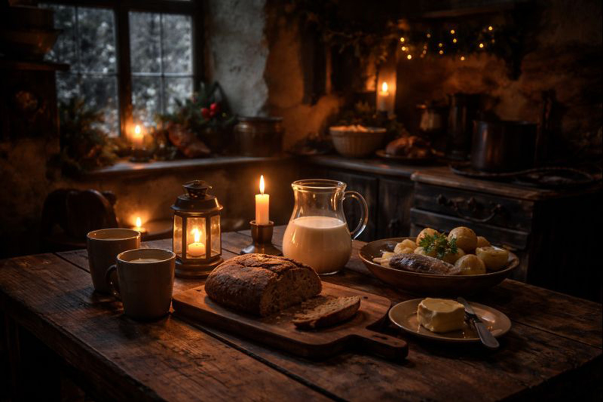 You are currently viewing AN OLD IRISH CHRISTMAS: FORGOTTEN FOODS, FASTING, AND FESTIVE CUSTOMS