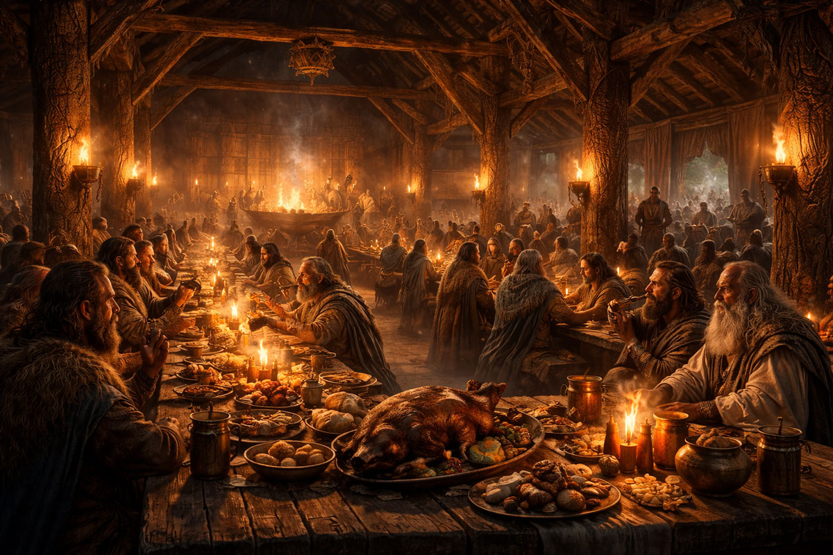 Read more about the article FEASTING IN ANCIENT IRELAND: WHAT THE HIGH KINGS ATE AT TARA