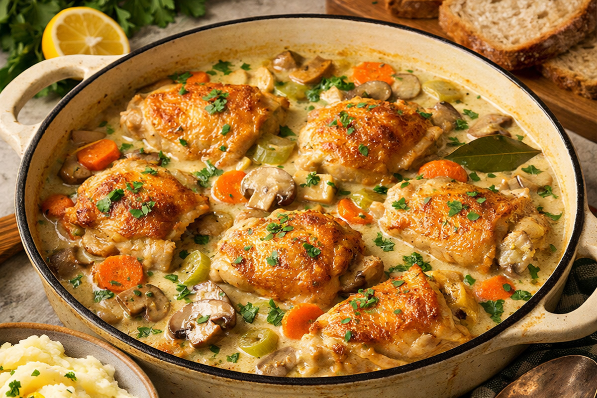 Read more about the article IRISH CHICKEN FRICASSEE