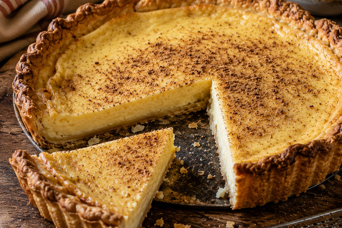 You are currently viewing IRISH CUSTARD TART